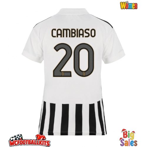 Juventus Andrea Cambiaso #20 Replica Home Stadium Shirt for Women 2026-27 Short Sleeve